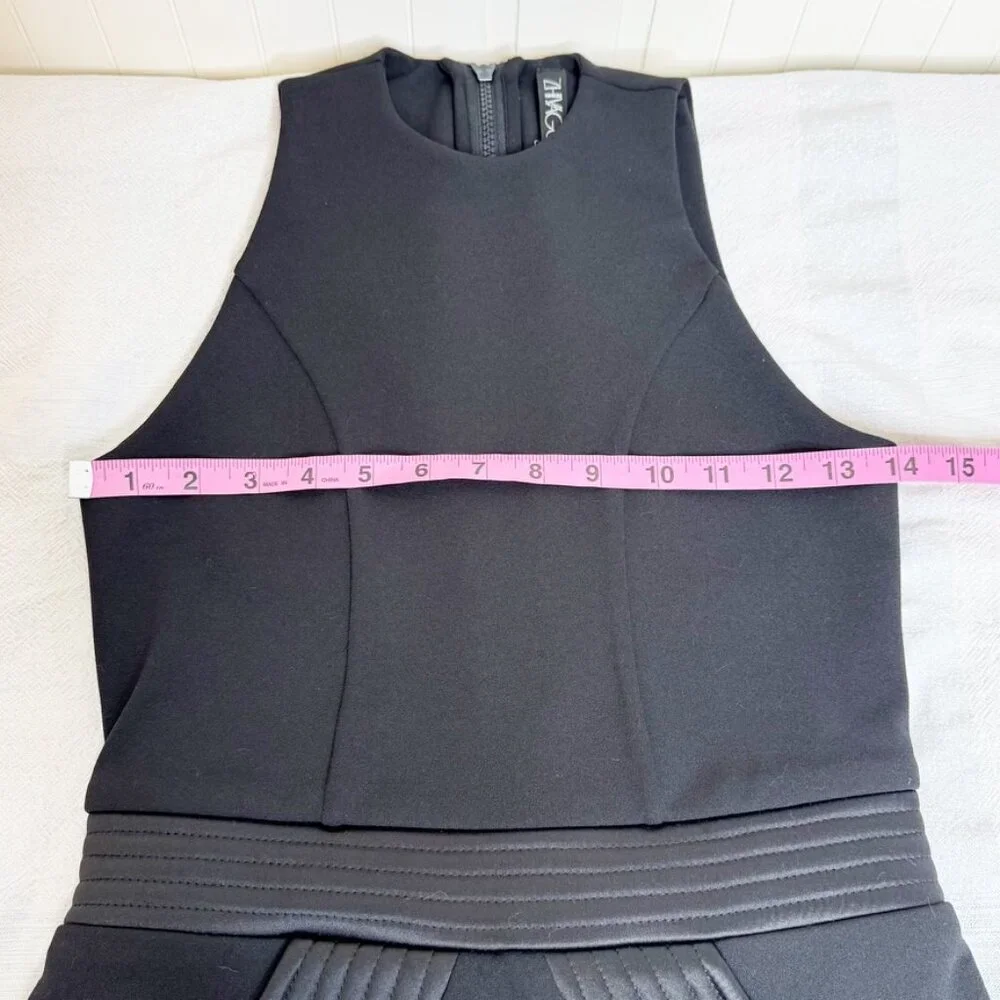 Zhivago On Guard Two-Pieced Black Midi Dress XS - Picture 10 of 16